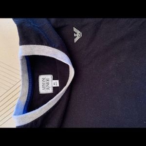 Boys navy blue Armani t shirt